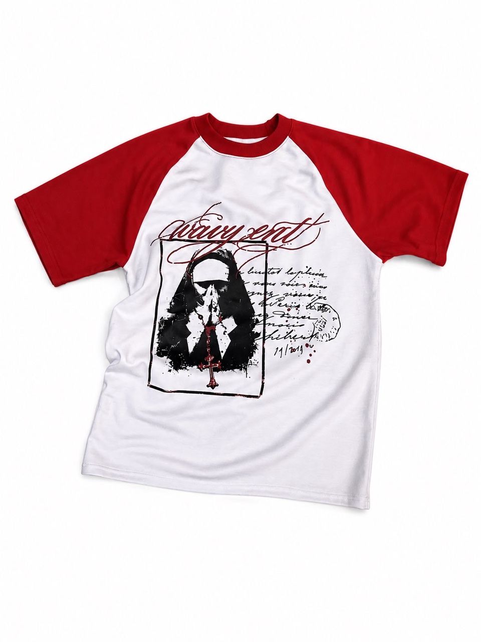 SPICY RED RAGLAN